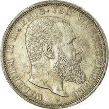Coin, German States, WURTTEMBERG, Wilhelm II, 5 Mark, 1908, Freudenstadt
