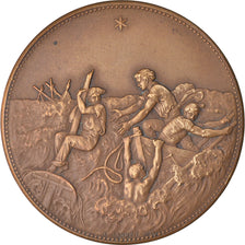 France, Medal, Sauvetage, au Capitaine Heurté, Paquebot "Europe", Shipping