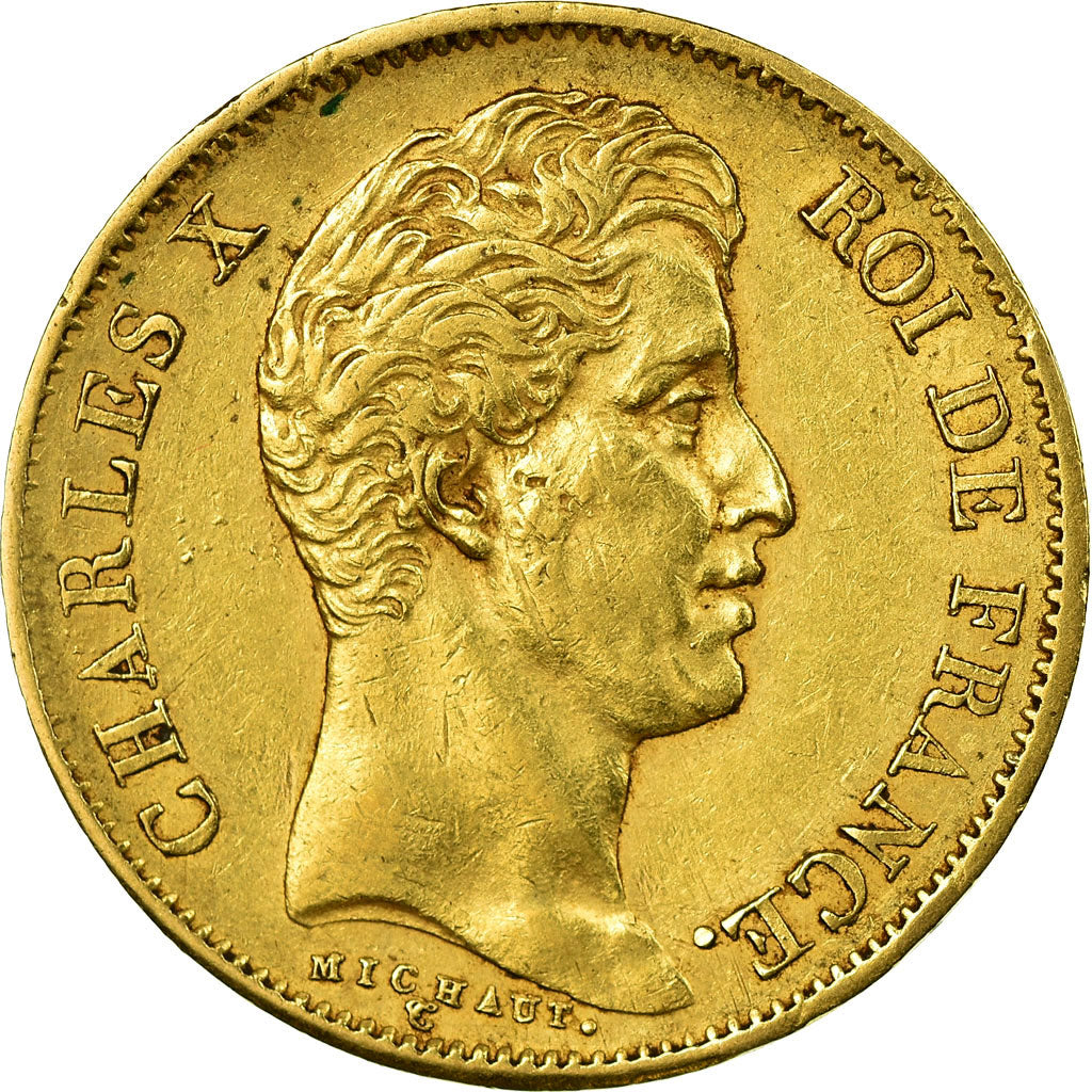 Münze, Frankreich, Charles X, 40 Francs, 1830, Paris, SS+, Gold, Gadoury:1105