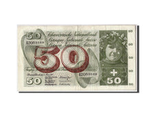 Banknot, Szwajcaria, 50 Franken, 1973, 1973-03-07, KM:48m, VF(30-35)