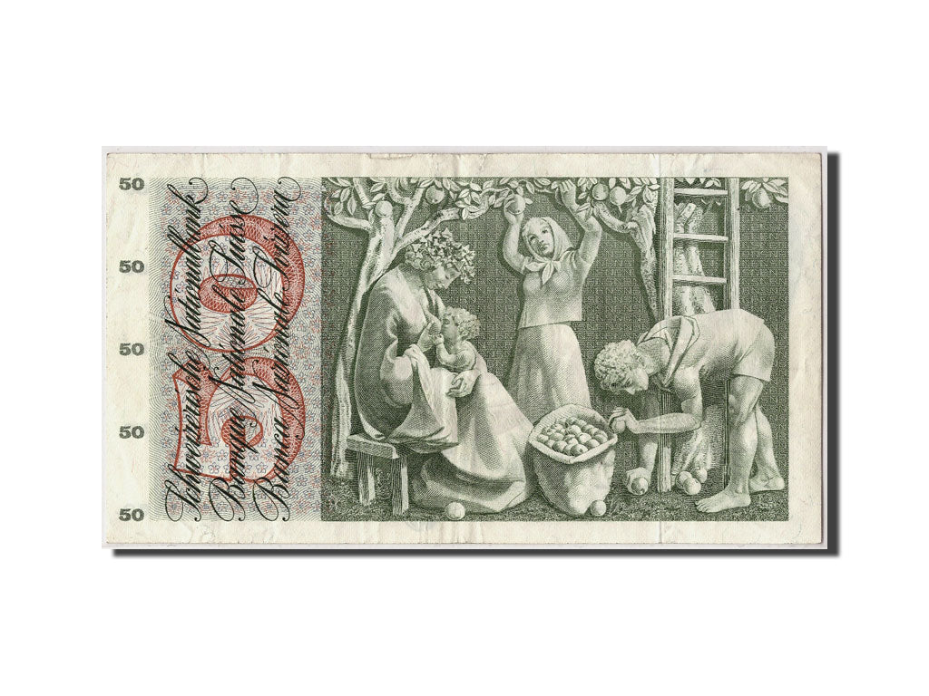 Banknote, Switzerland, 50 Franken, 1973, 1973-03-07, KM:48m, VF(30-35)