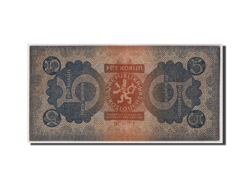 Czechoslovakia, 5 Korun, 1921, 1921-09-28, KM:15, EF(40-45)