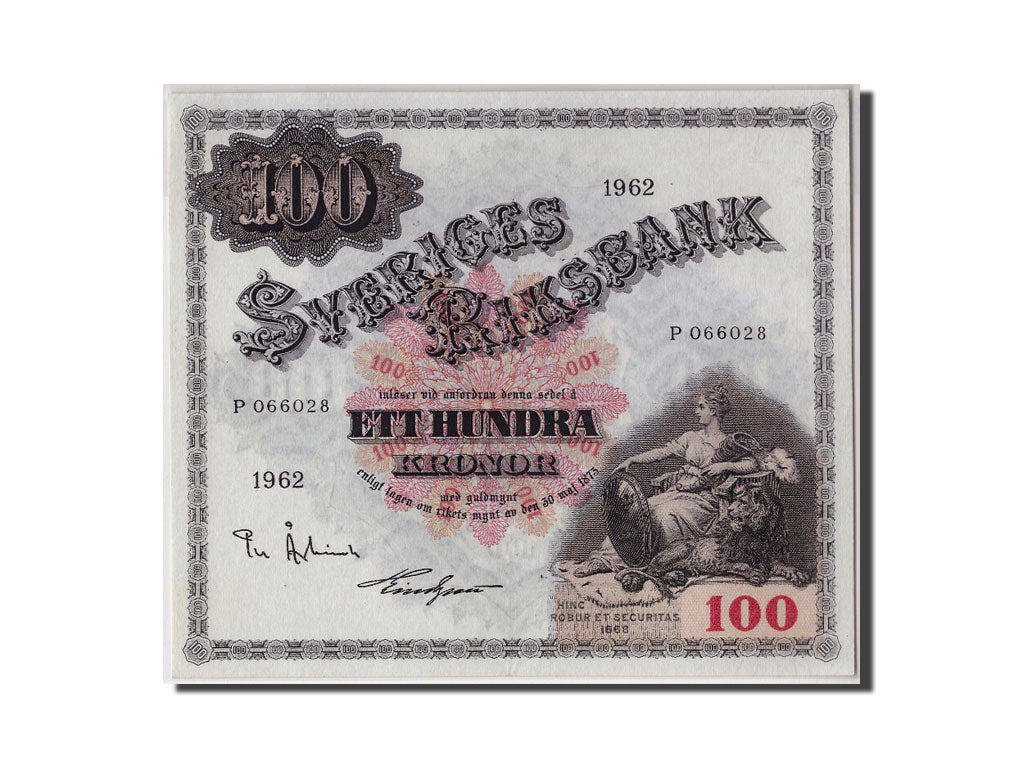 Banconote, Svezia, 100 Kronor, 1962, KM:48d, Undated, SPL