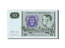 Schweden, 10 Kronor, 1990, Undated, KM:52e, UNC(65-70)