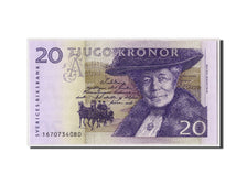 Svezia, 20 Kronor, 2001, KM:63a, Undated, FDS