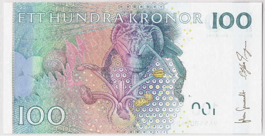Banconote, Svezia, 100 Kronor, 2009, KM:65c, Undated, FDS