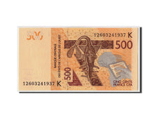 West African States, Senegal, 500 Francs, 2012, Undated, Pick New, UNC(65-70)