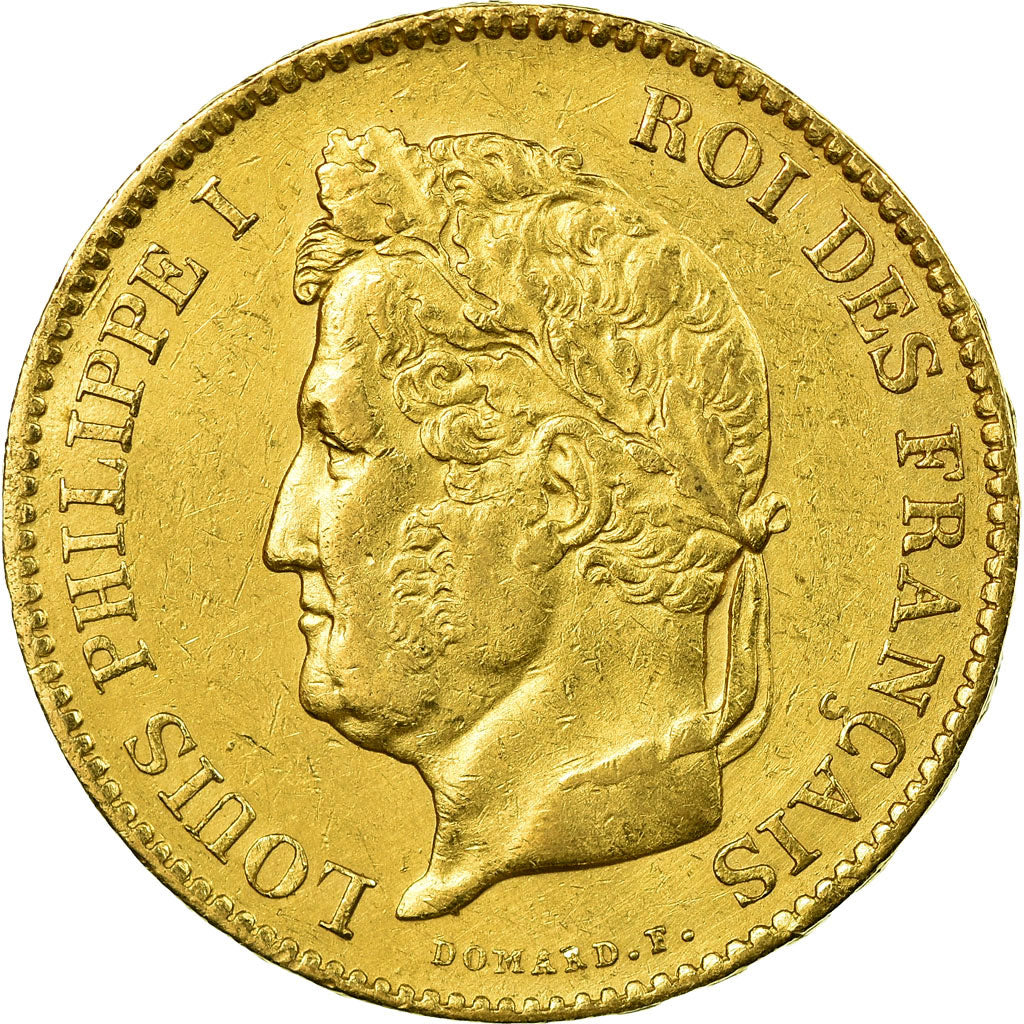 Coin, France, Louis-Philippe, 40 Francs, 1834, Paris, EF(40-45), Gold