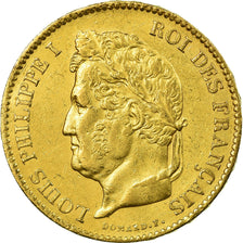 Monnaie, France, Louis-Philippe, 40 Francs, 1834, Paris, TTB, Or, Gadoury:1106