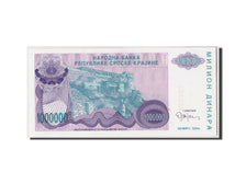 Billet, Croatie, 1 Million Dinara, 1994, Undated, KM:R33a, NEUF