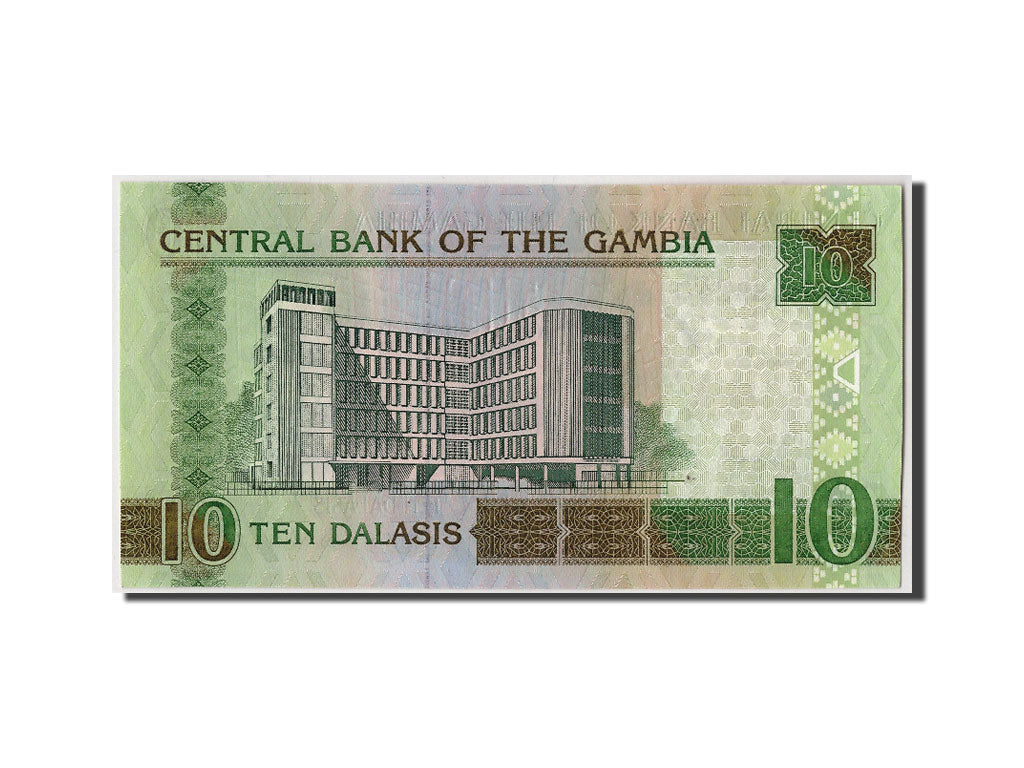 Banconote, Gambia, 10 Dalasis, Undated, KM:New, FDS