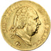 Francia, Louis XVIII, Louis XVIII, 40 Francs, 1818, Lille, BB+, Oro, Gadoury:...