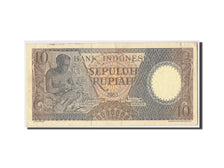 Geldschein, Indonesien, 10 Rupiah, 1963, Undated, KM:89, SS+