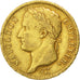 Francia, Napoléon I, 40 Francs, 1811, Paris, MB+, Oro, Gadoury:1084