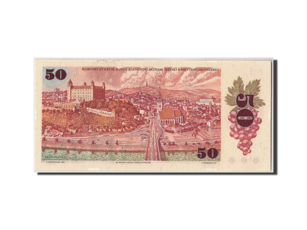 Cecoslovacchia, 50 Korun, 1987, KM:96a, Undated, SPL
