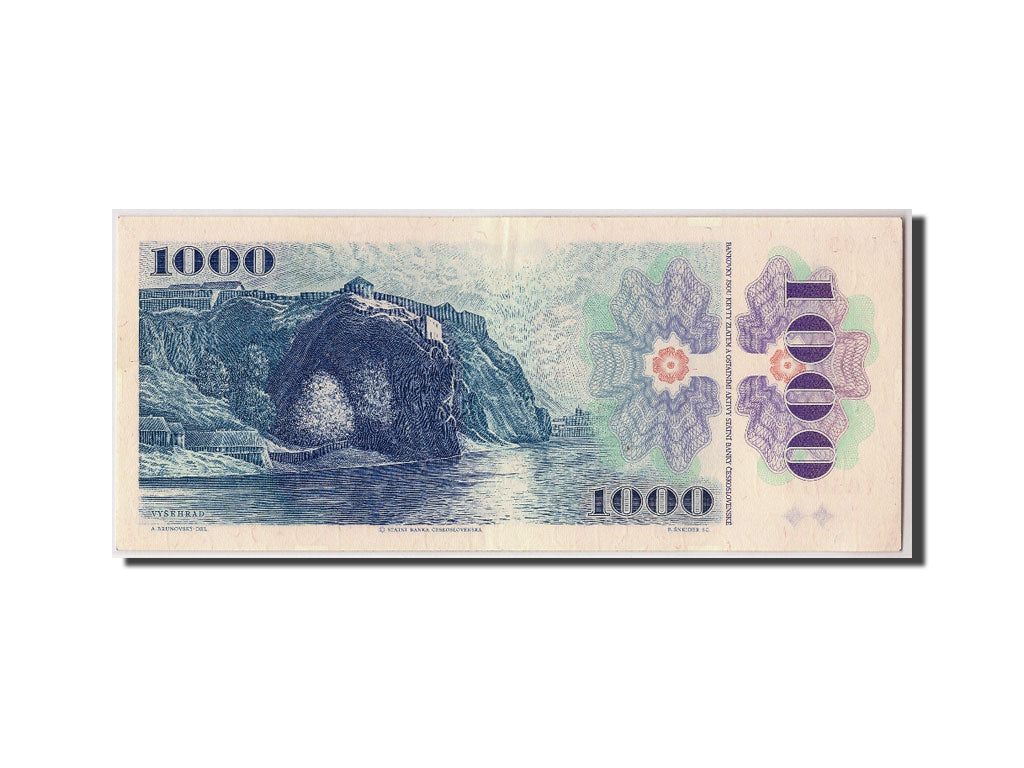 Czechoslovakia, 1000 Korun, 1985, KM:98, Undated, UNC(63)
