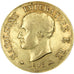ITALIAN STATES, 40 Lire, 1808, Milan, KM #12, VF(30-35), Gold, 12.86