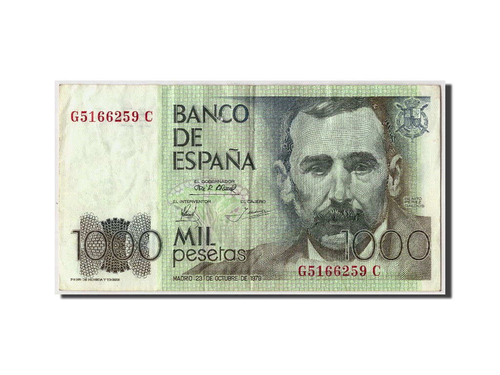 Banknote, Spain, 1000 Pesetas, 1979, 1979-10-23, KM:158, VF(30-35)