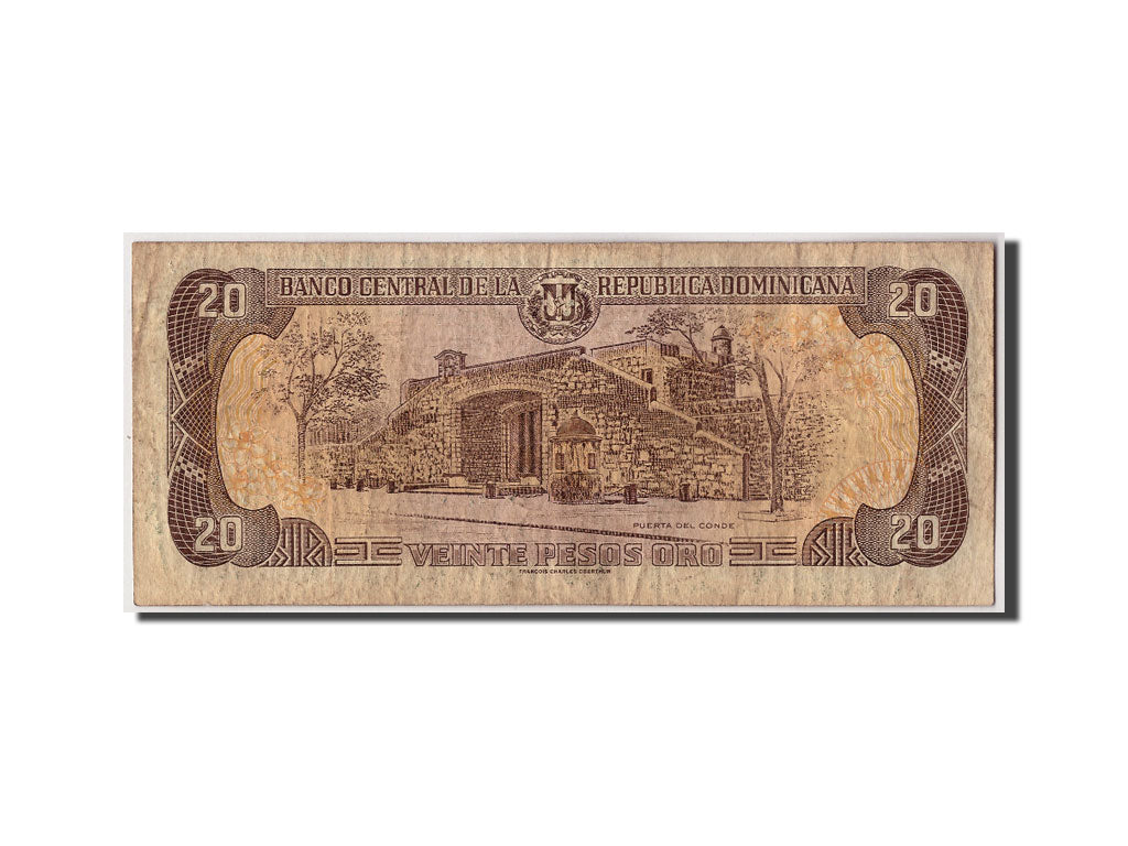 Banknote, Dominican Republic, 20 Pesos Oro, 1997, Undated, KM:154a, F(12-15)