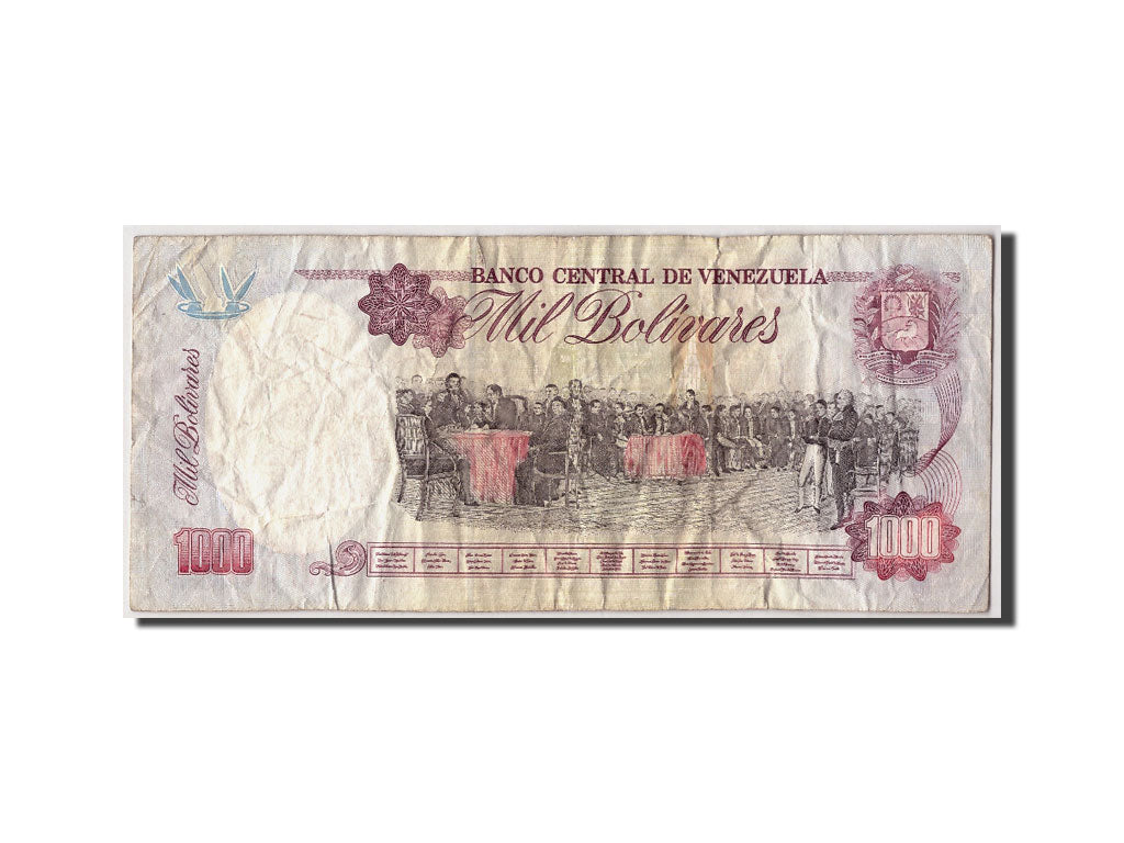 Banknote, Venezuela, 1000 Bolivares, 1992, 1992-12-08, KM:73c, F(12-15)