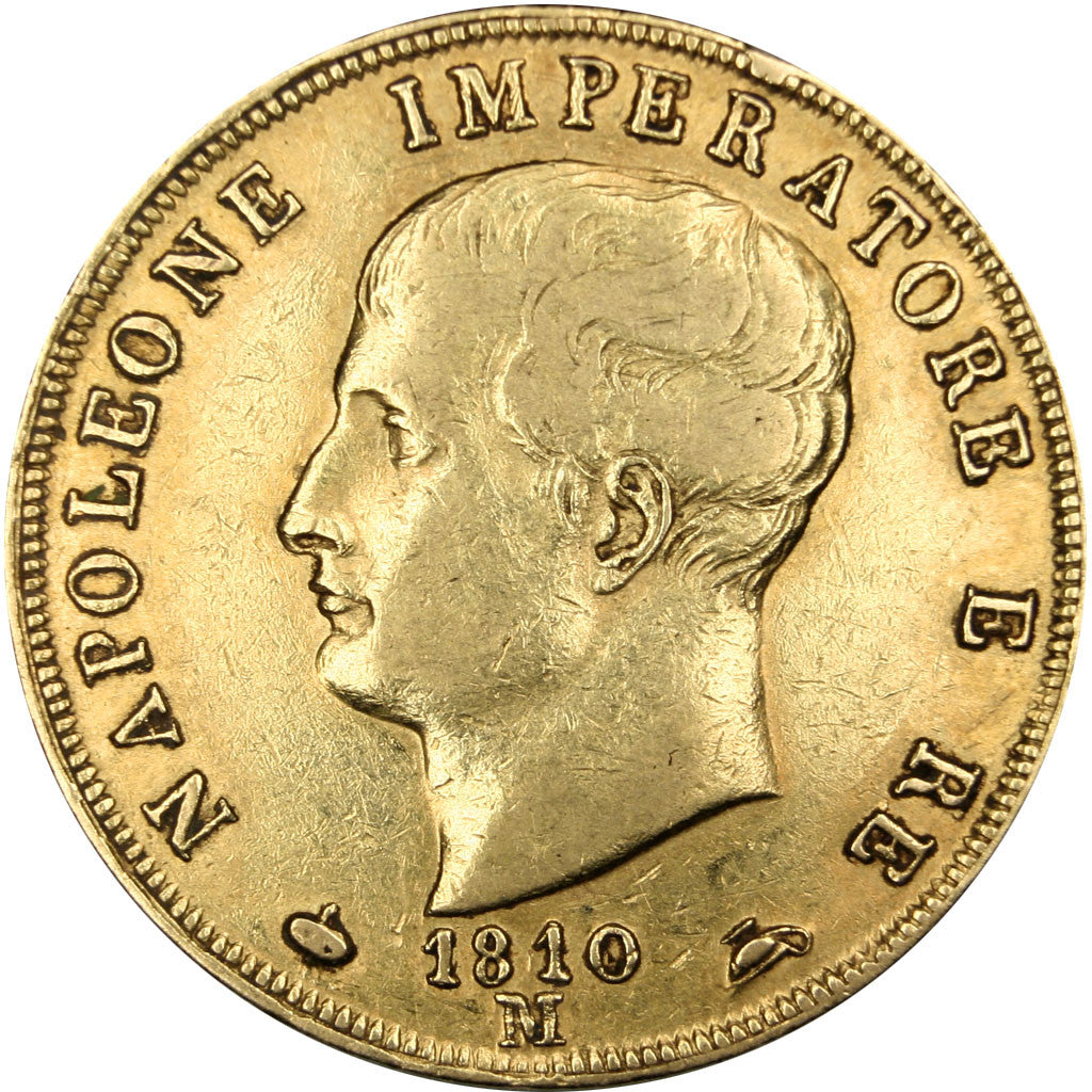 Coin, ITALIAN STATES, KINGDOM OF NAPOLEON, Napoleon I, 40 Lire, 1810, Milan