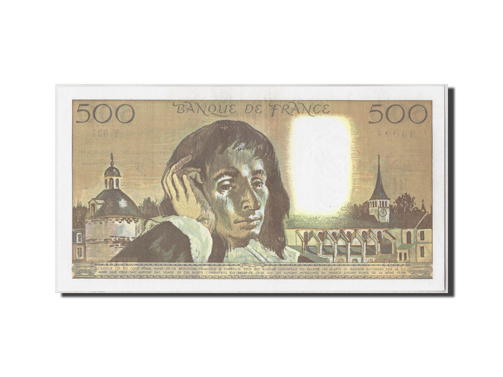 Billet, France, 500 Francs, 500 F 1968-1993 ''Pascal'', 1990, 1990-07-05, SPL