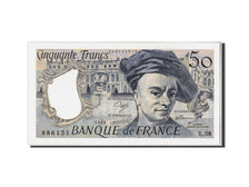 France, 50 Francs Quentin de La Tour, 1989, KM:152d, Fayette:67.15, AU(55-58)