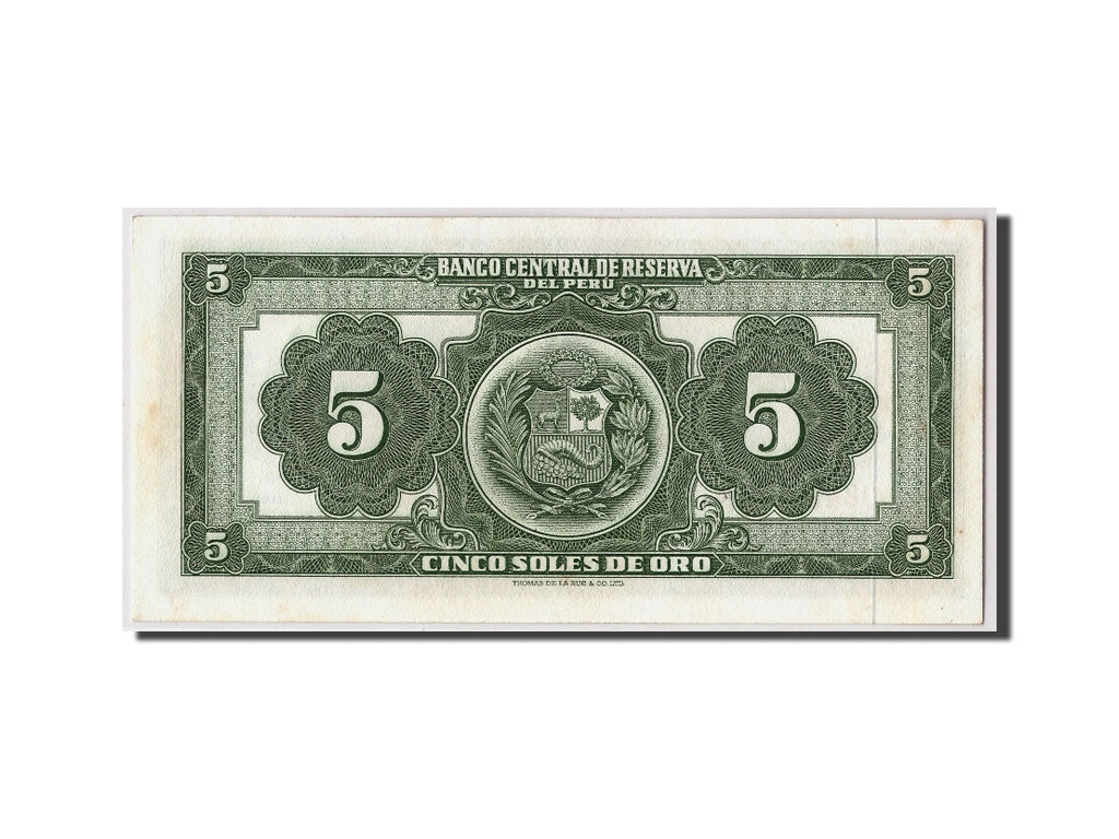 Banconote, Perù, 5 Soles De Oro, 1965, KM:83a, 1965-06-18, SPL