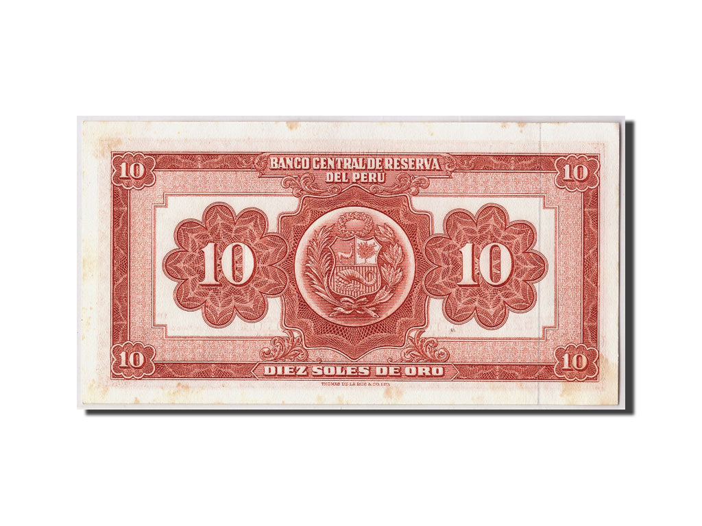 Banconote, Perù, 10 Soles De Oro, 1966, KM:84a, 1966-05-20, SPL
