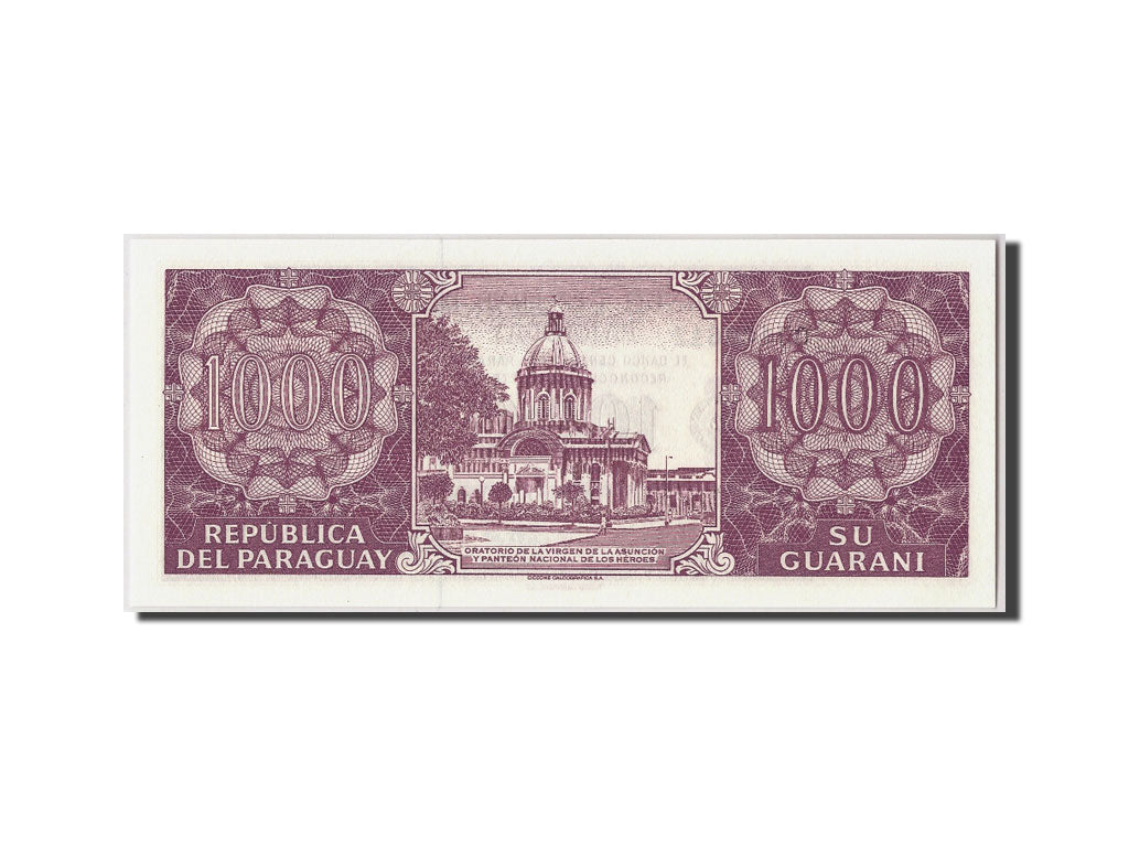 Banconote, Paraguay, 1000 Guaranies, 1998, KM:214a, Undated, FDS
