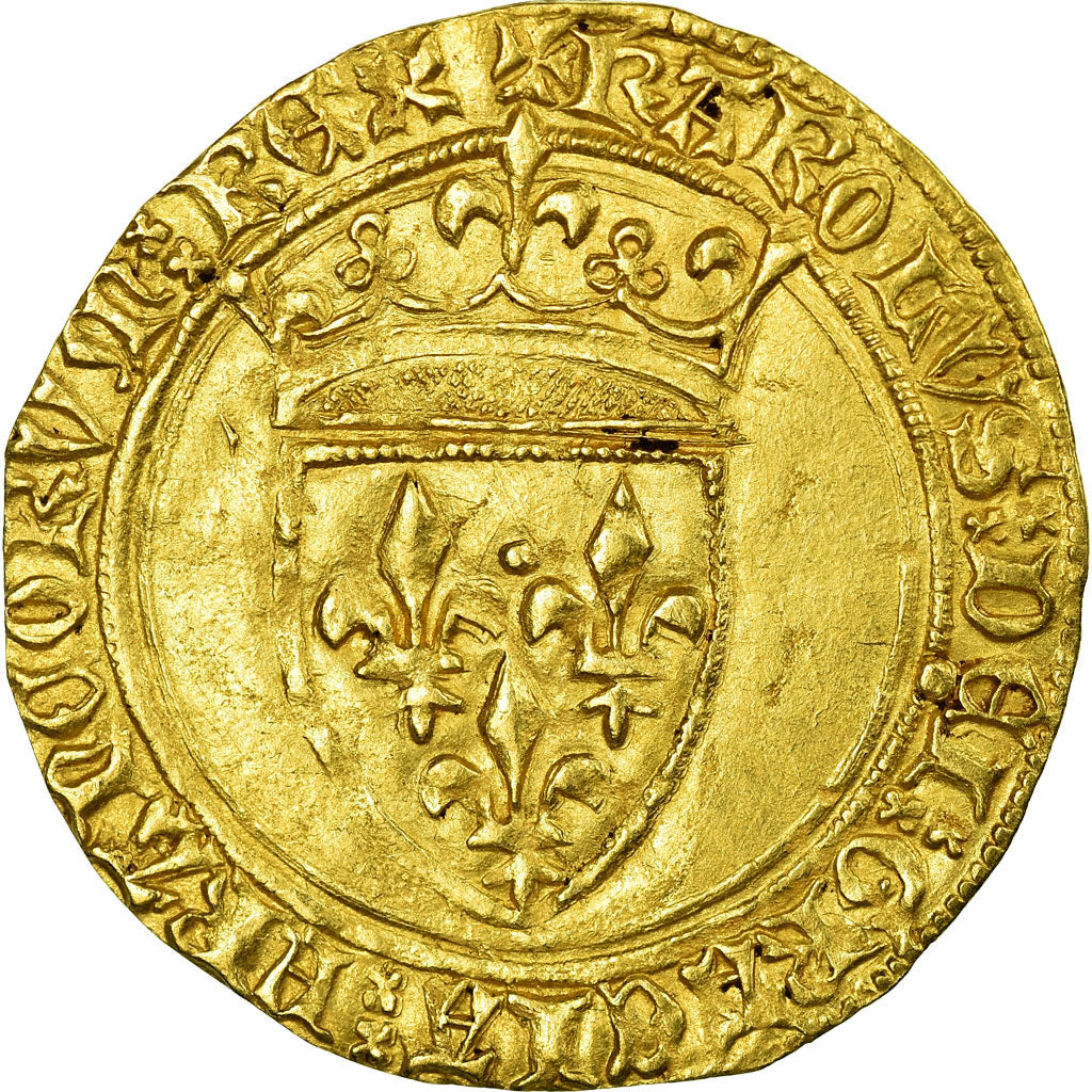 Monnaie, France, Ecu d'or, La Rochelle, TTB+, Or, Duplessy:369B