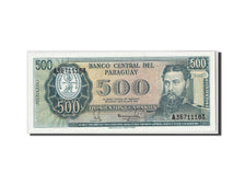Banknote, Paraguay, 500 Guaranies, L1952, Undated, KM:200b, UNC(65-70)