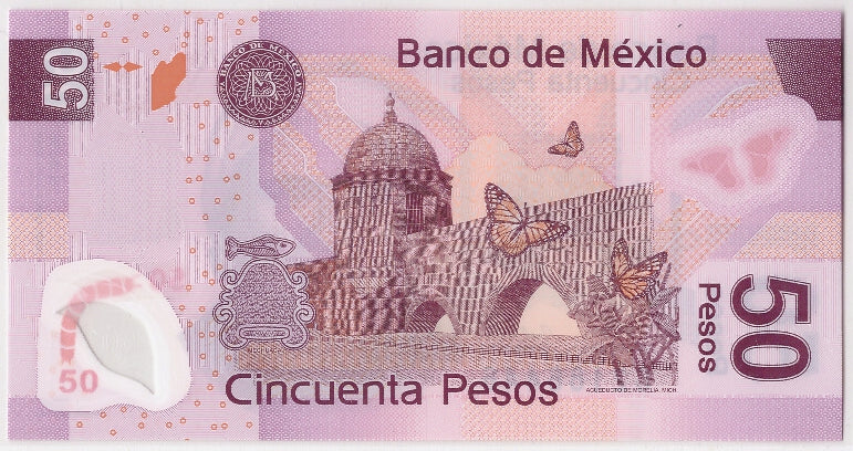 Banconote, Messico, 50 Pesos, 2005, KM:123b, 2005-09-07, FDS