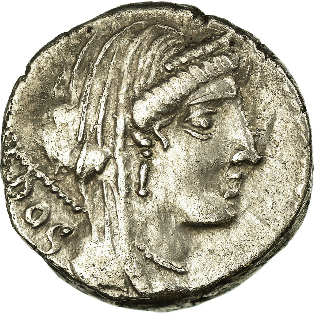 Munten, Rubria, Denarius, Roma, ZF, Zilver