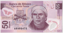 Geldschein, Mexiko, 50 Pesos, 2008, 2008-04-28, KM:123e, UNZ