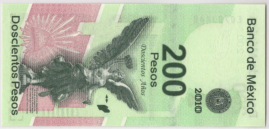 Banknote, Mexico, 200 Pesos, 2008, 2008-09-15, KM:129, UNC(65-70)