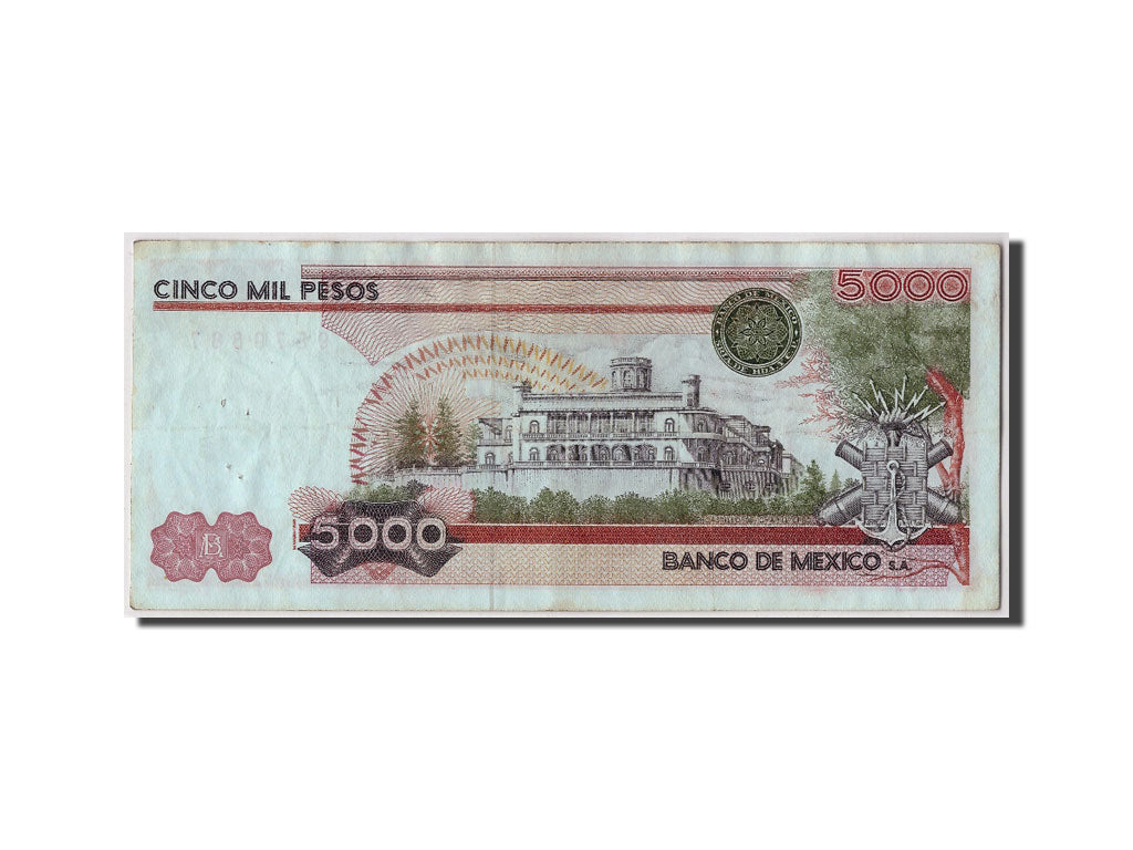 Mexico, 5000 Pesos, 1982, KM:77b, 1982-03-23, VF(30-35)