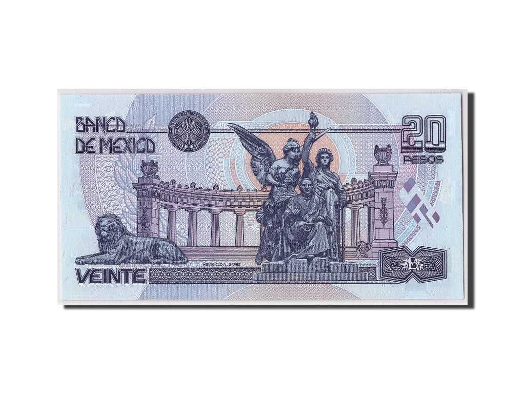 Messico, 20 Pesos, 1999, KM:106d, 1999-04-23, FDS