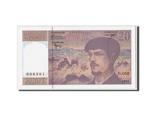 France, 20 Francs Debussy, 1997, KM:151i, Fayette:66ter.2, UNC(63)