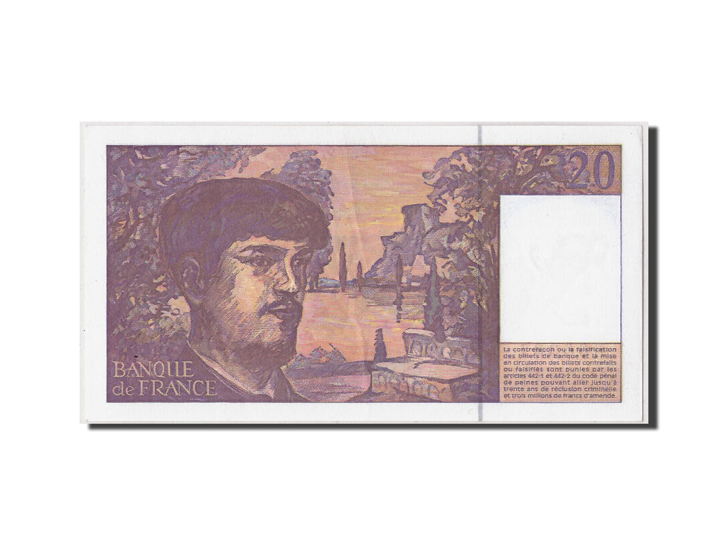 France, 20 Francs Debussy, 1997, KM:151i, Fayette:66ter.2, UNC(63)