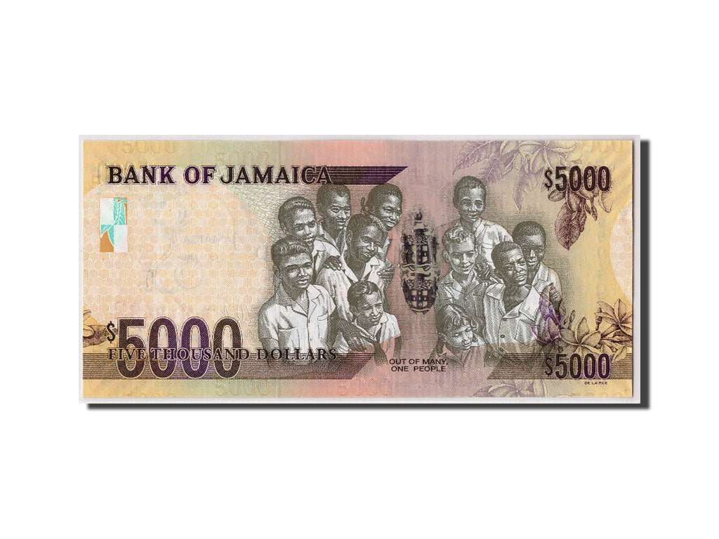 Jamaica, 5000 Dollars, 2012, KM:93, 2012-08-06, SPL