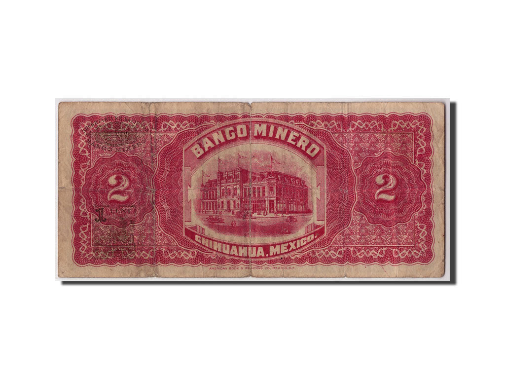Messico, 2 Pesos, 1914, 1914-05-09, KM:S184, B