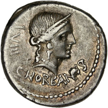 Norbana, Denarius, Roma, EF(40-45), Silver, 3.82