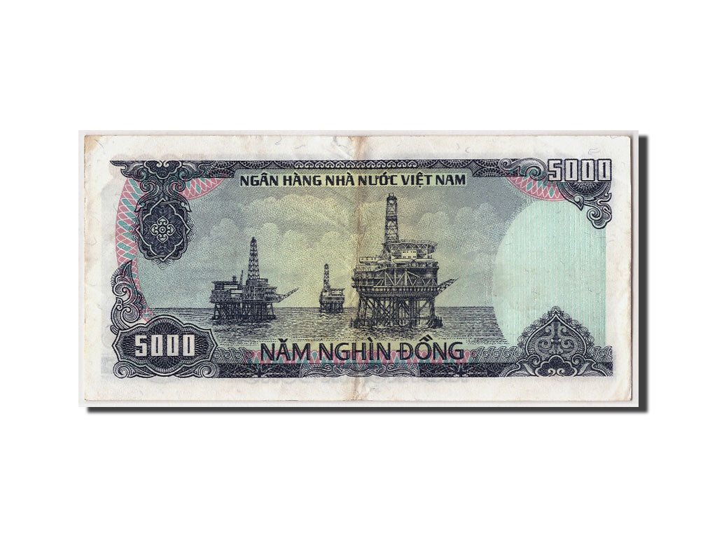 Banknote, Vietnam, 5000 D<ox>ng, 1987 (1989), KM:104a, VF(30-35)