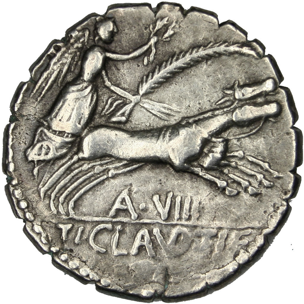 Claudia, Denarius, Roma, AU(50-53), Silver, 2.48