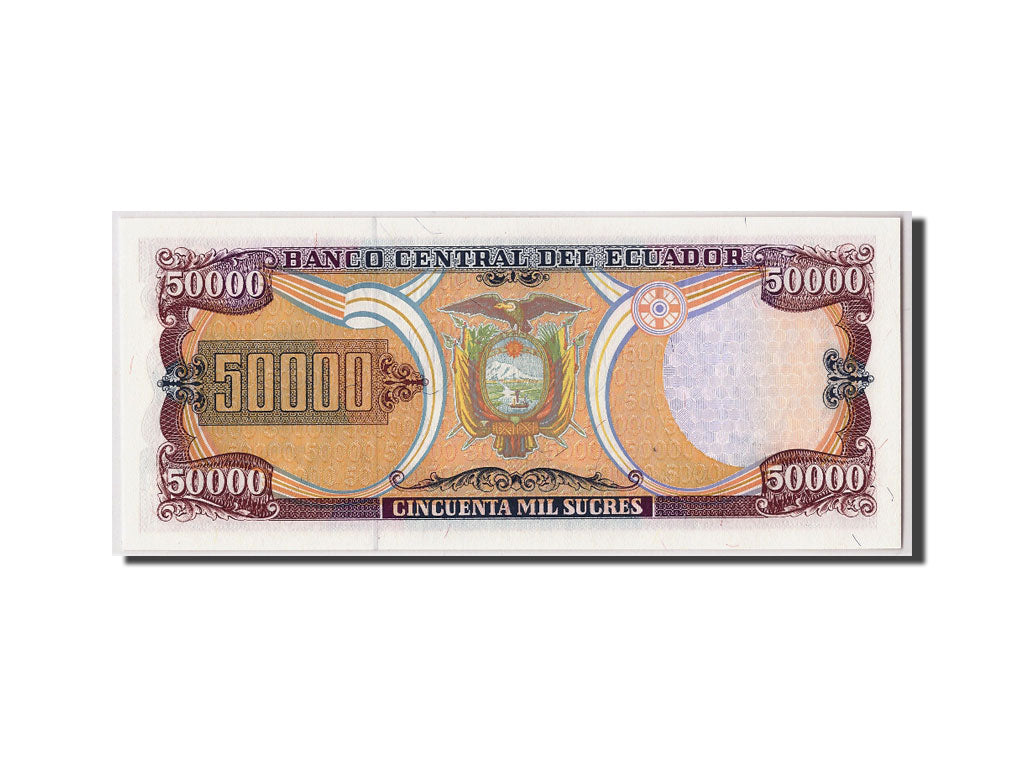 Banknote, Ecuador, 50,000 Sucres, 1999, 1999-03-10, KM:130c, UNC(65-70)