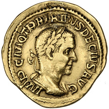 Trajan Decius, Aureus, Roma, AU(50-53), Gold, 4.42