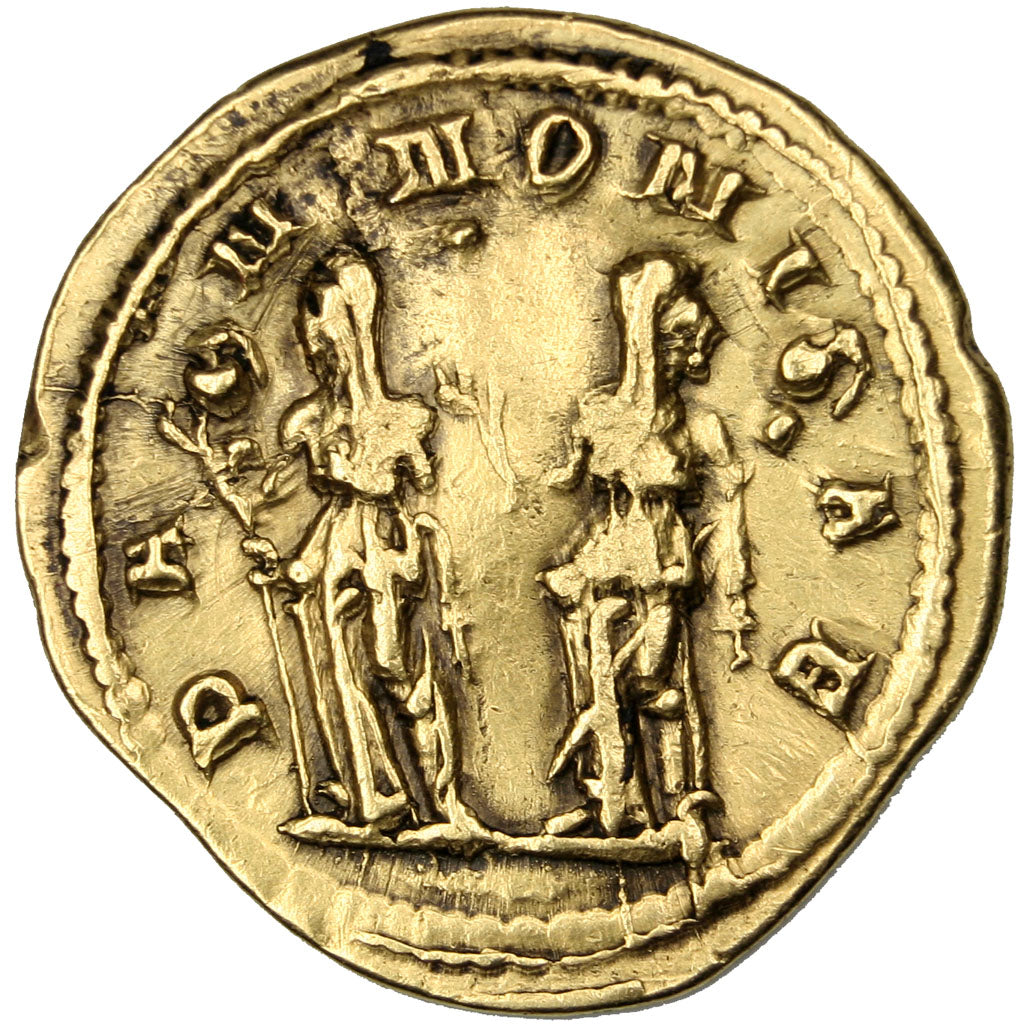 Trajan Decius, Aureus, Roma, AU(50-53), Gold, 4.42