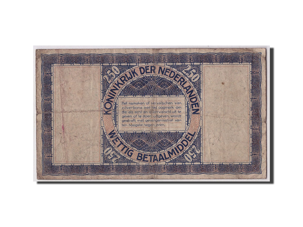 Banknote, Netherlands, 2 1/2 Gulden, 1938, 1938-10-01, KM:62, VF(20-25)