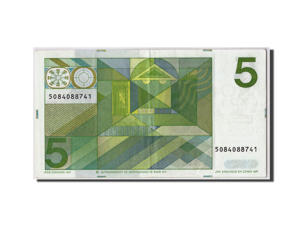Paesi Bassi, 5 Gulden, 1973, KM:95a, 1973-03-28, BB+